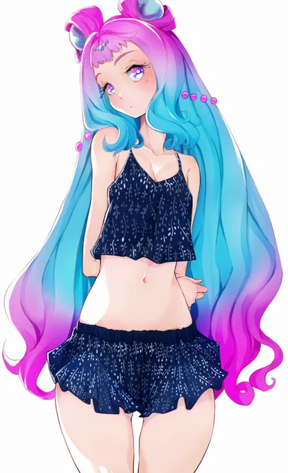 ラメール。
顔以外変身解除?
#絵描きさんと繋がりたい  #precure #トロプリ 