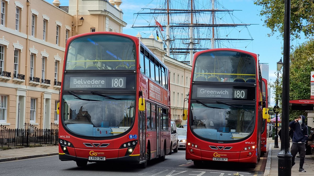 LConnectedBlog's tweet image. Today marks the end of Go Ahead's stint on route 180, tomorrow the route returns to operation out of Plumstead garage with Stagecoach.
