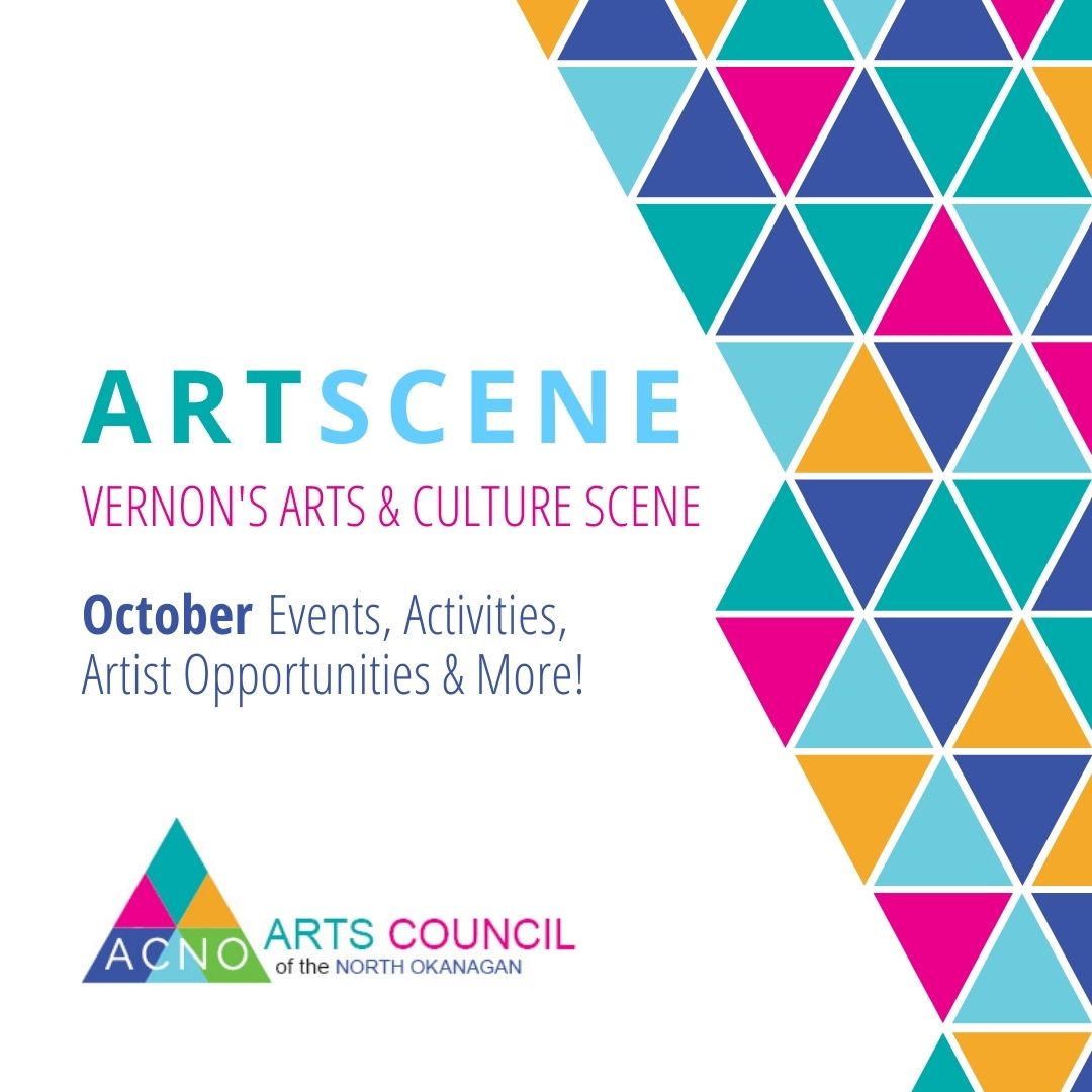 VCAC's tweet image. Find out what's happening around Greater Vernon this October, with the latest issue of Artscene! Live Music, Art Exhibits, and MORE! - mailchi.mp/vernonarts.ca/…