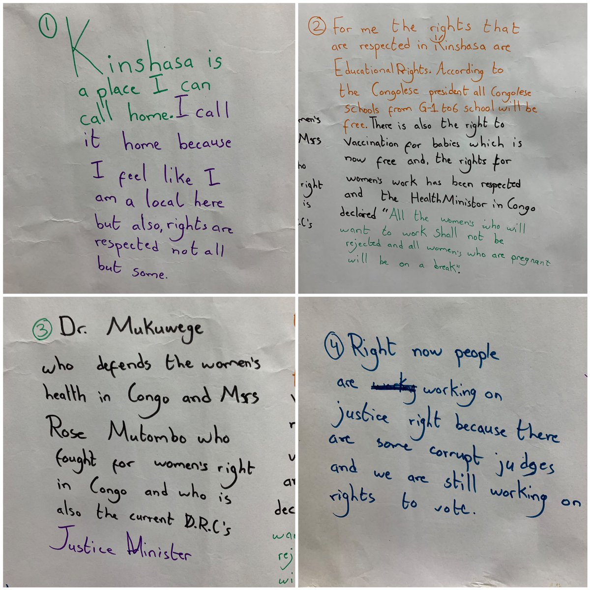 araalihma's tweet photo. #WorldTourismDay, G5 Ss @TASOKinshasa were invited to create posters to promote a place where they are a local, using the lens rights. How has understanding changed over time? What are different perspectives? #IBPYP #TASOK https://t.co/xUMmoTfGWe