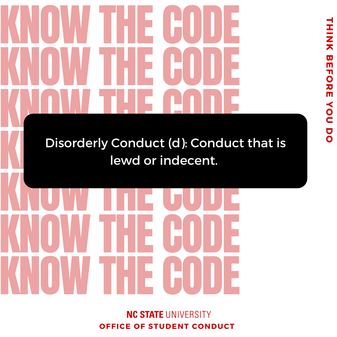 #WPN, as you prepare for the game on Saturday, remember to showcase your Wolfpack pride in a respectful manner. 
#KnowTheCode #ThinkBeforeYouDo