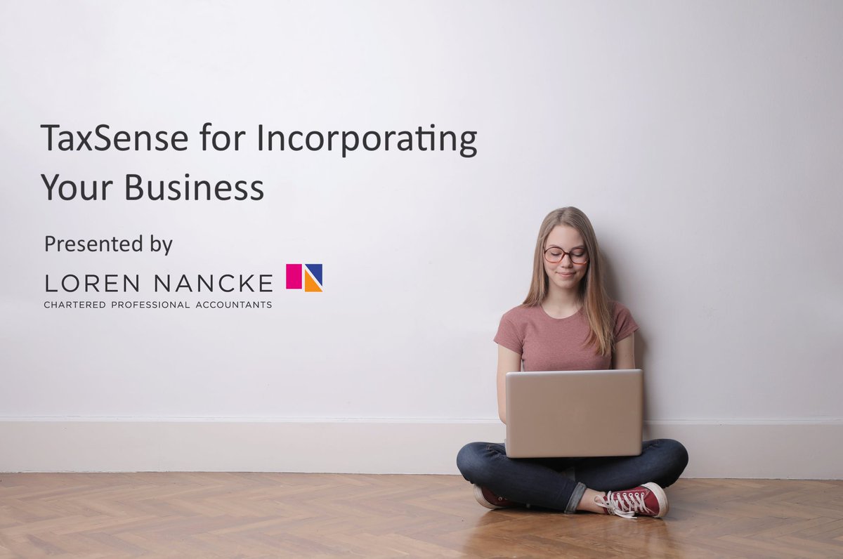 lorennancke's tweet image. 💻📚 It's not too late to secure your spot for Monday's live #TaxSense for Incorporating Your Business webinar via @SmallBusinessBC! Register online now: ow.ly/QFKC50G0ubC