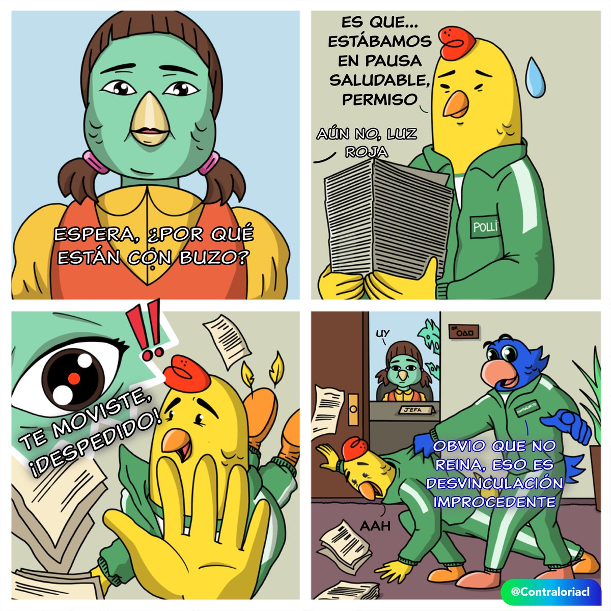ContraloritoCGR's tweet photo. 🔴¿Desvinculación improcedente?🟢

Para desvincular a un funcionario deben haber razones muy fundadas y respetar los procedimientos establecidos en el Código del Trabajo.

👉Si crees que estos no fueron respetados y/o fuiste vulnerado, puedes ingresar una denuncia en Contraloría https://t.co/YWhe2THTKV