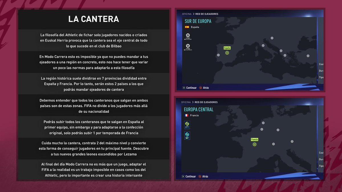 clubmodocarrera's tweet photo. Reto Modo Carrera - Athletic Club  🇪🇦

El Athletic tiene una de las grandes filosofías del mundo del fútbol y en este reto deberás potenciarla

▶️ ¿Cómo utilizar la cantera?
▶️ +100 posibles fichajes
▶️ Un reto extra en Crea tu Club, un rival para el Athletic 

#TomaElMando 🎮 https://t.co/hzLxzB7Kj8