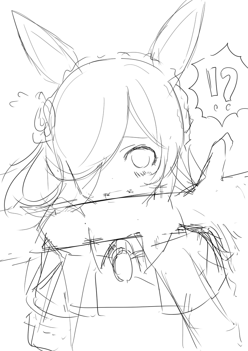 #よらくがき
ライスシャワーとミホノブルボンとか 