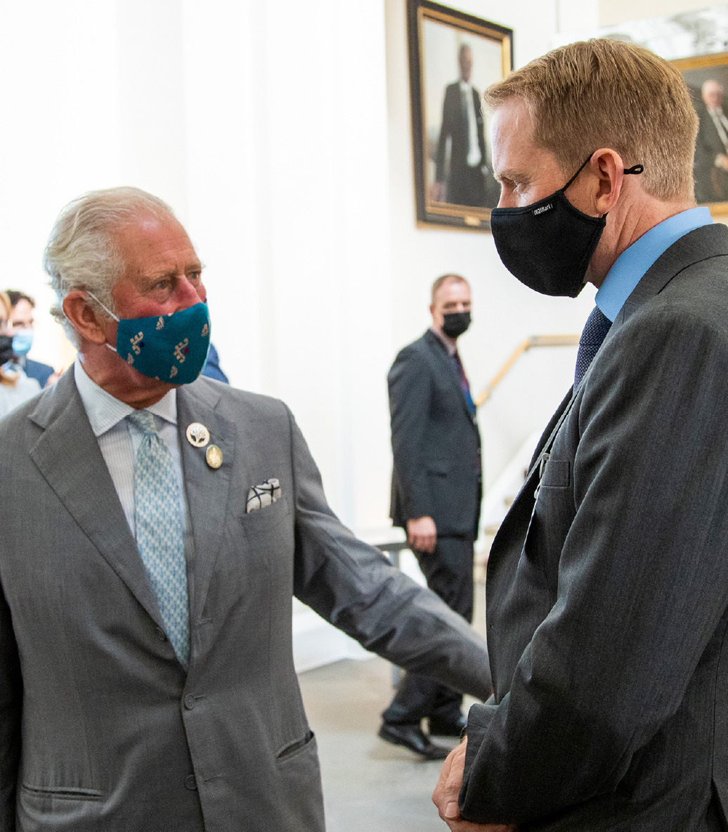 LBGplc's tweet photo. Today, Group Chief Executive, Charlie Nunn met with HRH The Prince of Wales (@ClarenceHouse) and @SFE_tweets_ to discuss the role of financial services in the transition to net zero.
#FinancingAGreenFuture https://t.co/BSakJGM0K2