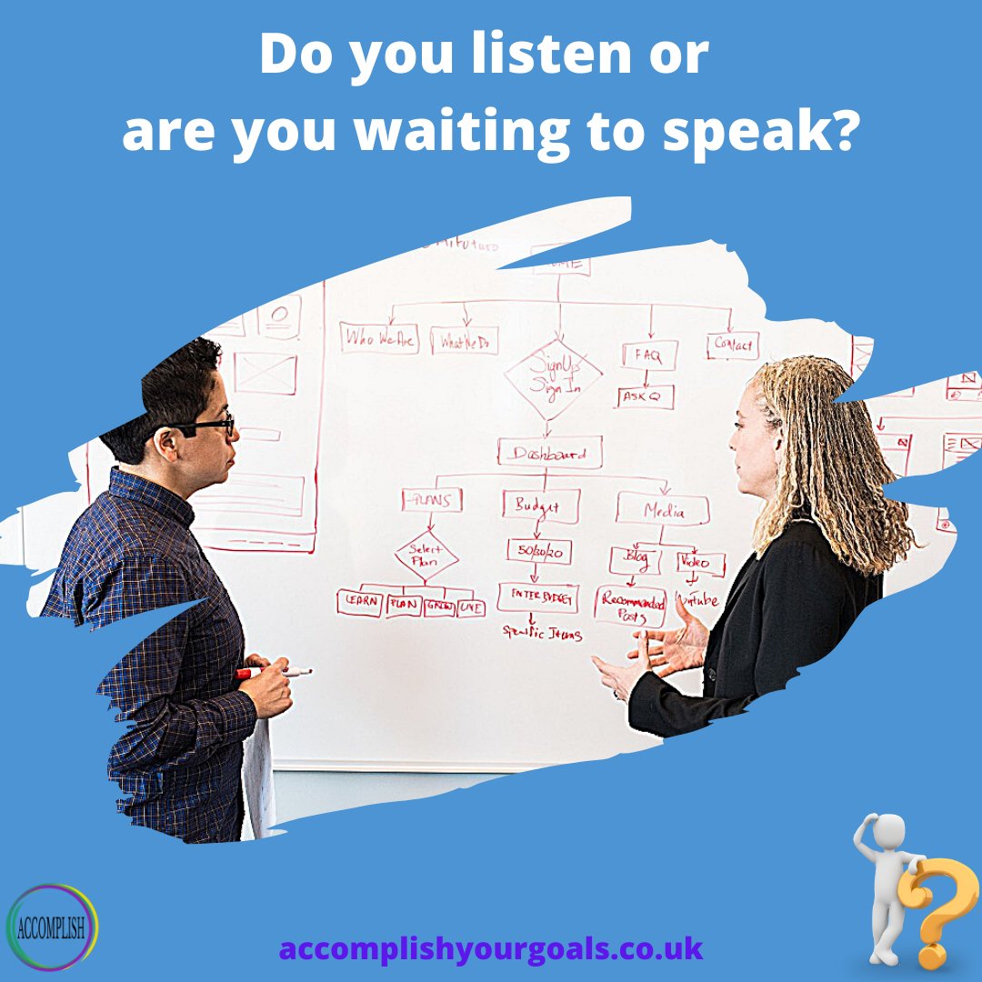 JoannaMinkina's tweet image. Do you wish you listened better during that meeting last week?
Do you want to improve but don't have the time or the tool?
Start here with coach tip: Focus while waiting to speak

#businessreflection #coachingconstruction #leadership #coaching
#manufacturing #businessownerskills