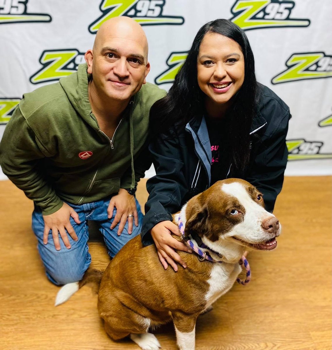 gchscc1945's tweet image. Gino and Ericka could not stop loving on Felicity on HOT Z95! Felicity loves children, playing with dogs, swimming in the pool, car rides, and more! Come meet Felicity at our shelter, 3118 Cabaniss Parkway, or call 361-225-0845 for more info! #hotz95 #gchscc #coastlifecreditunion