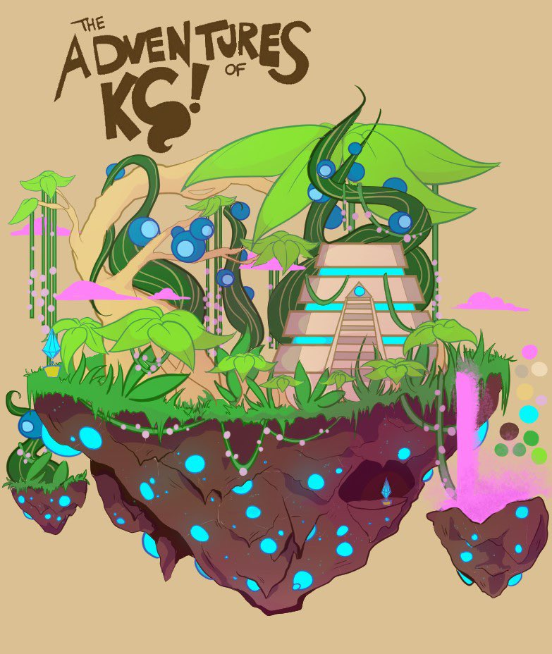 adventureofkc's tweet photo. Concept artwork for “The Adventures of KC” for my college classes #oc #conceptart #originalcharacter #theadventuresofkc https://t.co/zhhV0vMikl