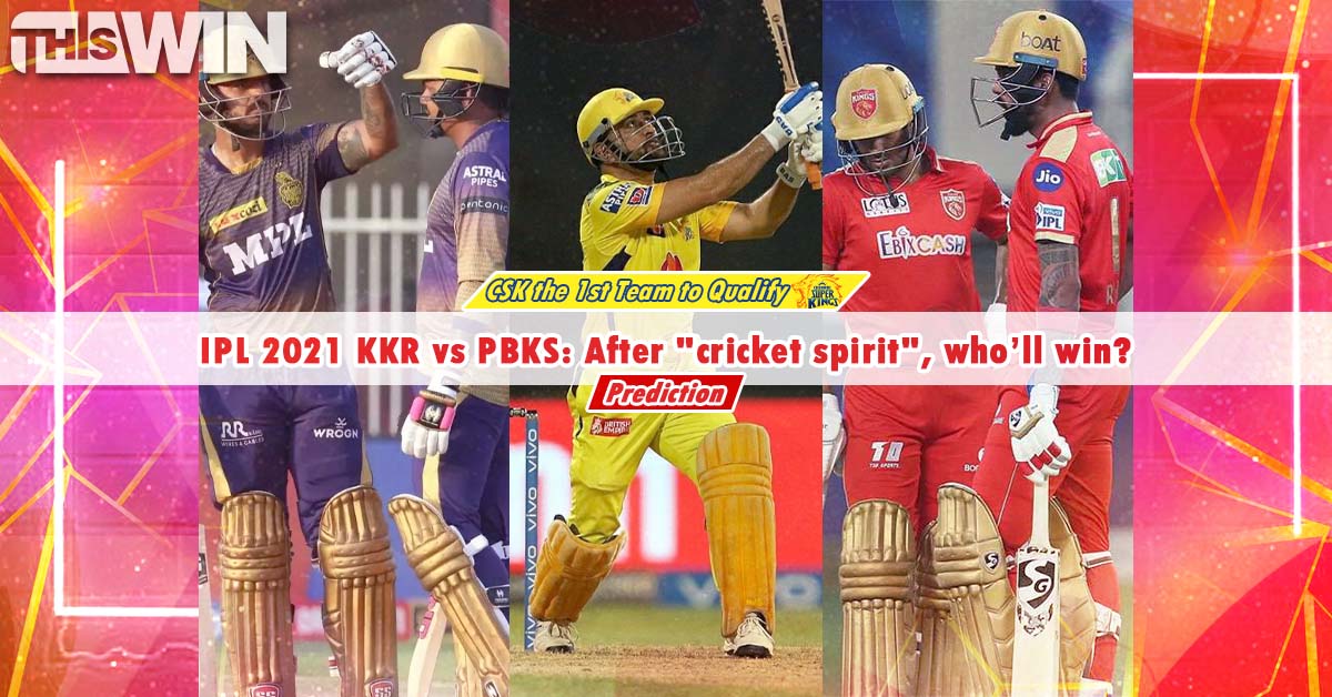 ThisWin88's tweet photo. #MSDhoni hitting a match-winning six🦁💛
#CSK becomes the 1st team to qualify for playoffs!
Match 45. After "cricket spirit", #KKRvPBKS ,who’ll win today?
#IPL2021 #cricket #KKR #PBKS #CSKvsSRH https://t.co/Wp74TykMak