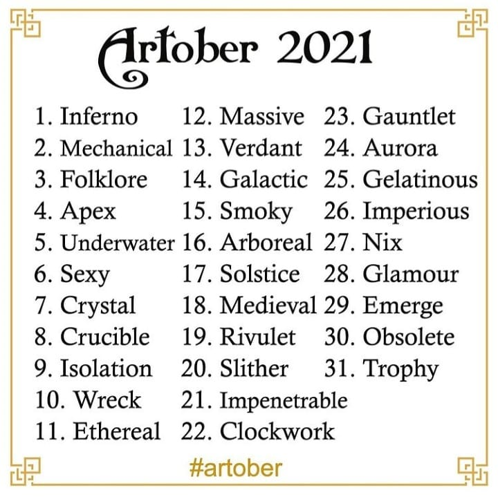 artober 2021 list