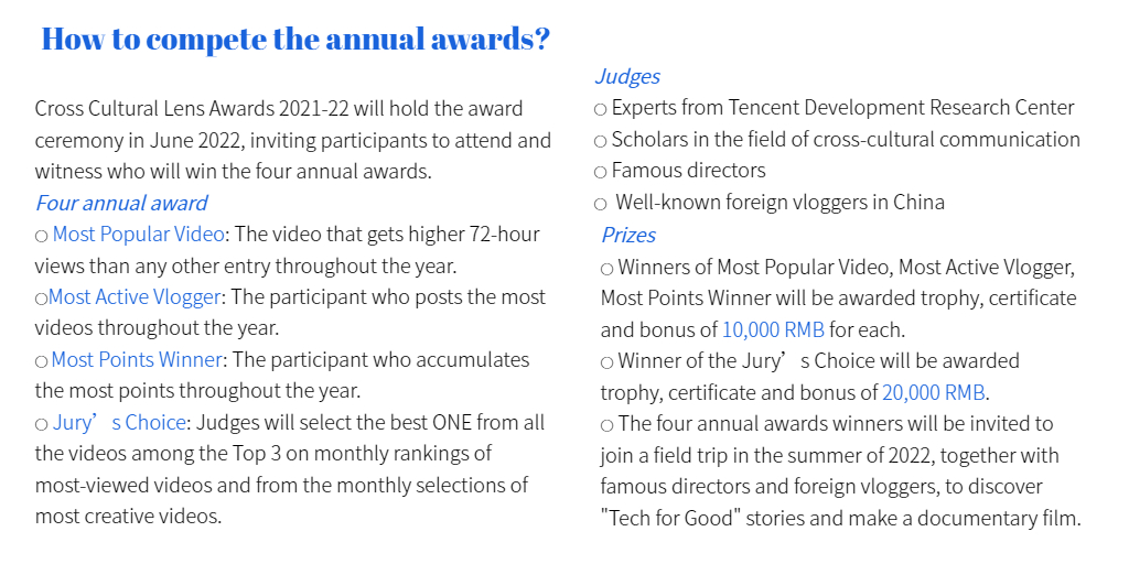 Are you excited about #CrossCulturalLensAwards after watching the video on our last tweet?  Click pics to check more info! Enter #CCLensAwards, record your #shortvideos now! If you have any question, plz feel free to contact us via cclensawards@qq.com!