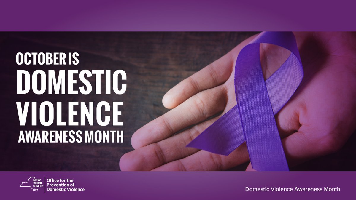 October is Domestic Violence Awareness Month