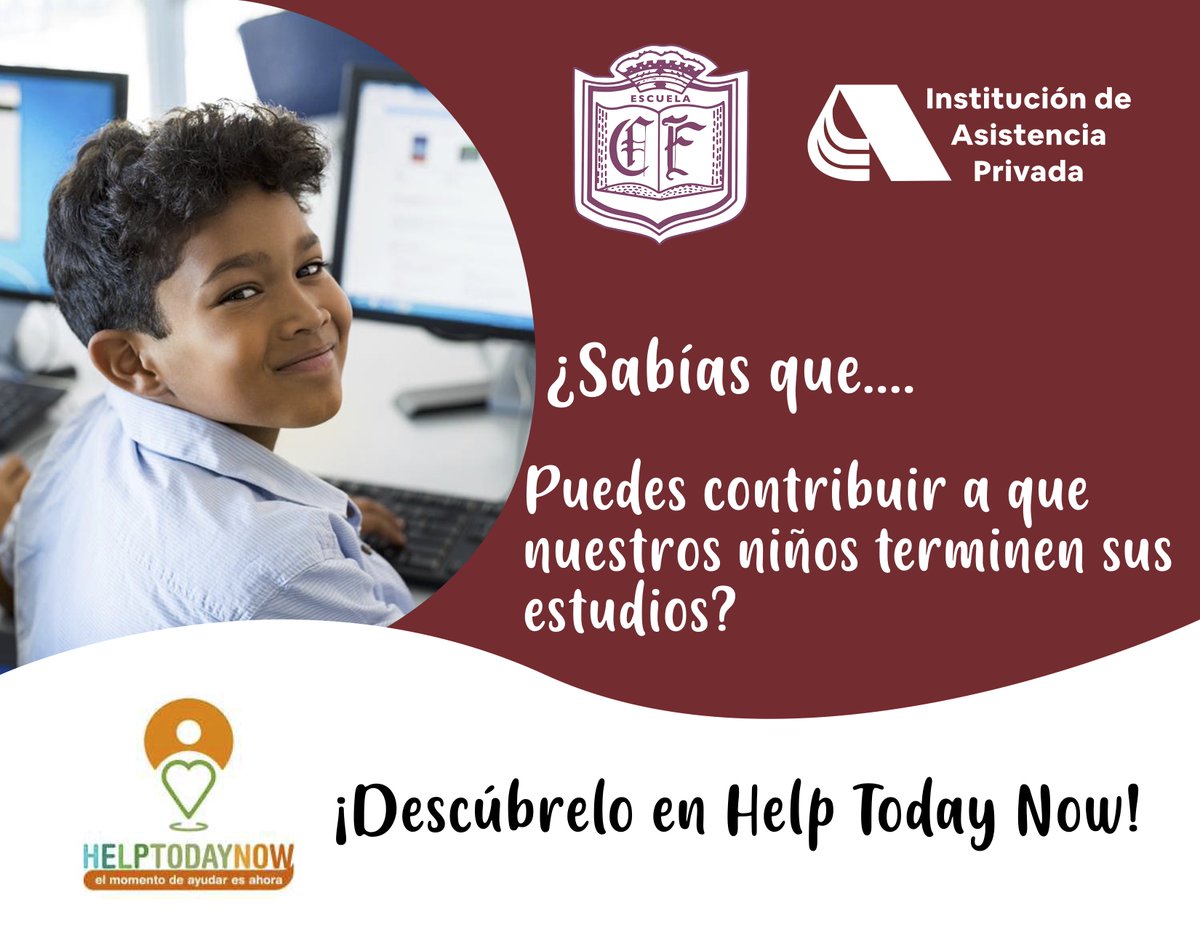 CulturayFraIAP's tweet photo. Nosotros ya somos parte de #HelpTodayNow la primera red solidaria mobile, pensada para el mundo social.
Busca "Cultura y Fraternidad IAP" y aporta un granito de arena. 💛
#SomosCyF #japcdmx #EducacionPrimaria https://t.co/GpQ4aHBjql