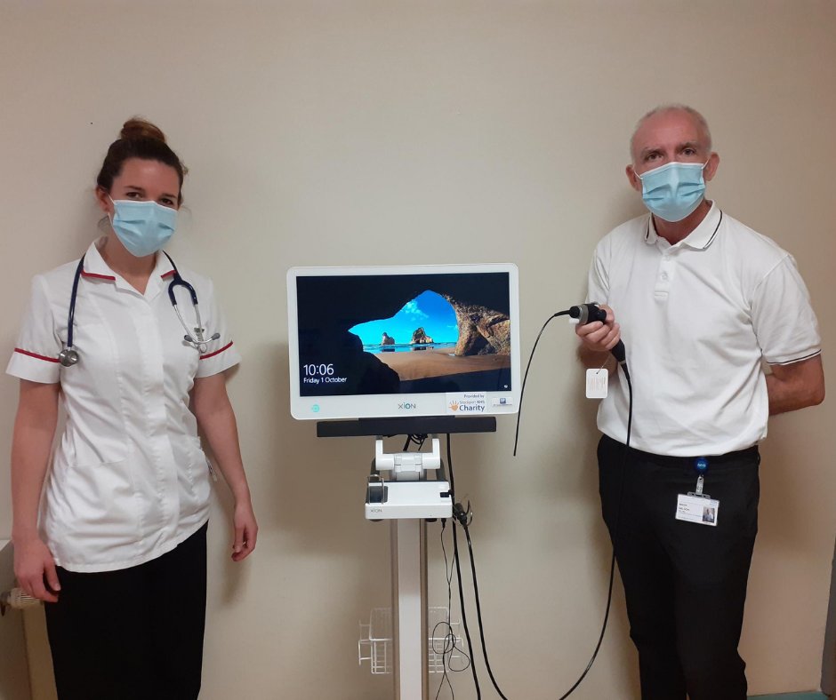 We're proud to fund new equipment for our <a href="/StockportSLT/">Stockport SLT</a> team. 🎉

This equipment helps to diagnose impaired swallowing, therapeutically managing the risks of aspiration and prevention of chest infections and pneumonia.

A great step to improving treatment at <a href="/StockportNHS/">Stockport NHS FT</a>  🌈
