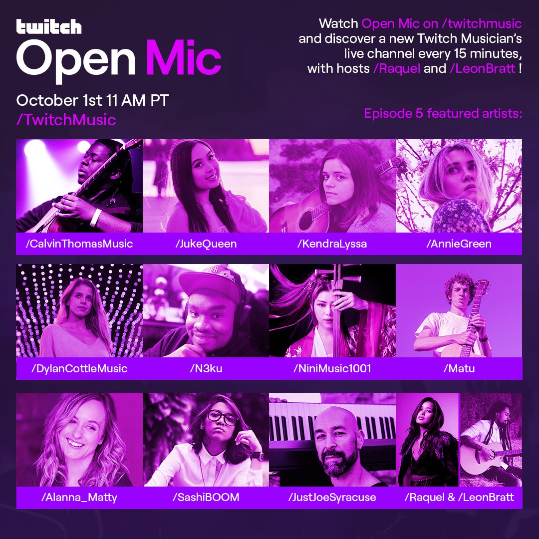 thejukequeen's tweet photo. Live singing &amp; Live-Looping before I go live with @Twitch Music’s Open Mic - Season 5 hosted by @RaquelLily &amp; @LeonBratt!!
It’s gonna be a fun show full of my talented music friends so if you’re up, come watch!! 😊
https://t.co/MU4cgVMjIL https://t.co/U4Xavz8VnF