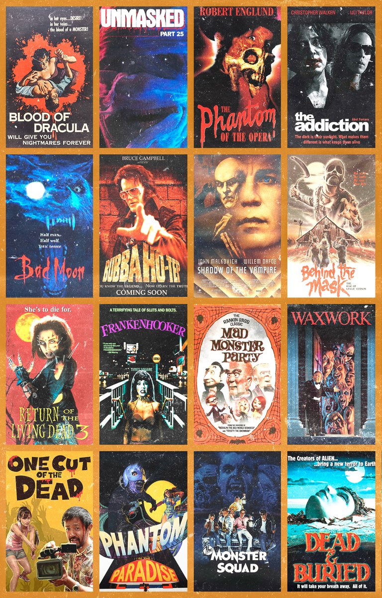 JayBauman1's tweet photo. For spooky October recs this year, I went with movies that have really unique takes on classic movie monsters. https://t.co/BQeA7RGpD5