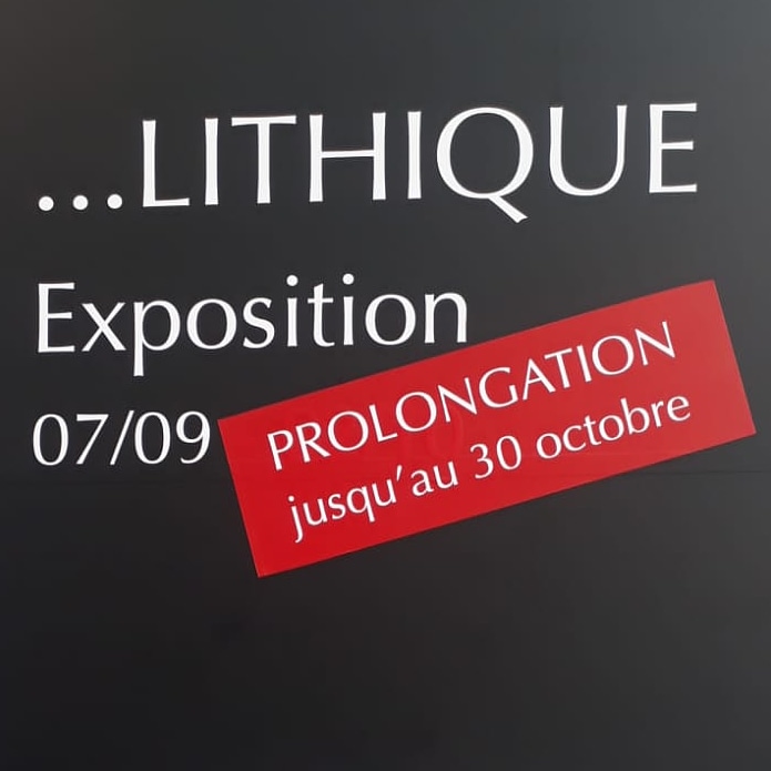 ⚠️PROLONGATION ⚠️

Thanks to the great success of the exhibition ...LITHIC, we extend it until October 30th!

And will share some more knowledge during a conference on the evening of Thursday 7th of October !

📍See you at 17 Rue des Beaux-arts and stay tuned! 😉
