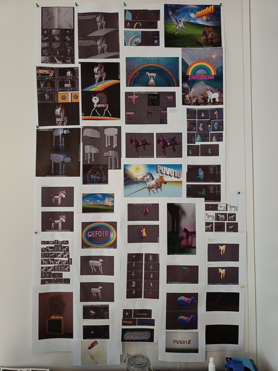 StefanBruckner_'s tweet image. Nice to see our students' creative interpretations of modeling a unicorn in my computer graphics course @TTrautner #unicorndesign