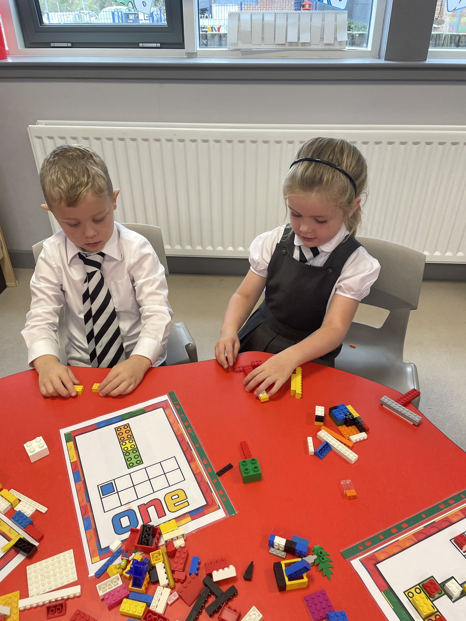 Moorfoot Primary on Twitter "Lego numbers and counting with Lego