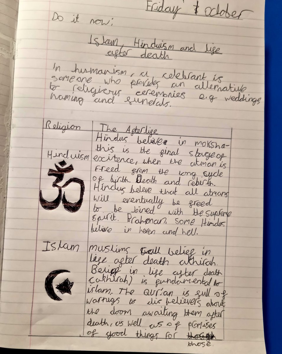 resayer's tweet photo. Fantastic RE work from year 9 period 4 today... and on a Friday too! Demonstrating impressive tenacity &amp; motivation, two of our core TEAM values at Saltash 👏 @praisesaltash @mrpgeography @MATpraise @Heaths89 @team_year8 #teamwork https://t.co/5MG3jboduy