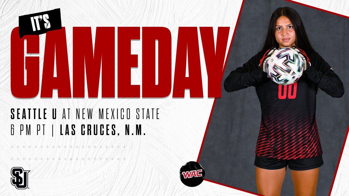 seattleuwsoc's tweet photo. We're in New Mexico for a #WACwsoc gameday!

🆚New Mexico State
📍Las Cruces, NM
⌚️6 pm Pacific (7 pm Mountain)
💻https://t.co/B7bHfagsEb
📊https://t.co/m9sieTyzA7 https://t.co/kXOo6cewtD
