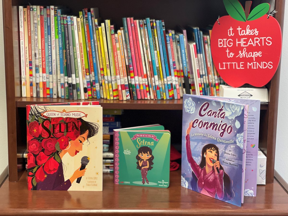 goodgators's tweet photo. We are dancing to @selenalaleyenda & reading books about this #WorldChanger in celebration of diversity for #HispanicHeritageMonth! @CFBISD @AgueParedes @TrevinoTweetsED @dianalopezbooks @slopezauthor @pattyrodriguez #worldchangers #goodgatorsib #bidibidibombom @iborganization https://t.co/VWd3XWL8xs