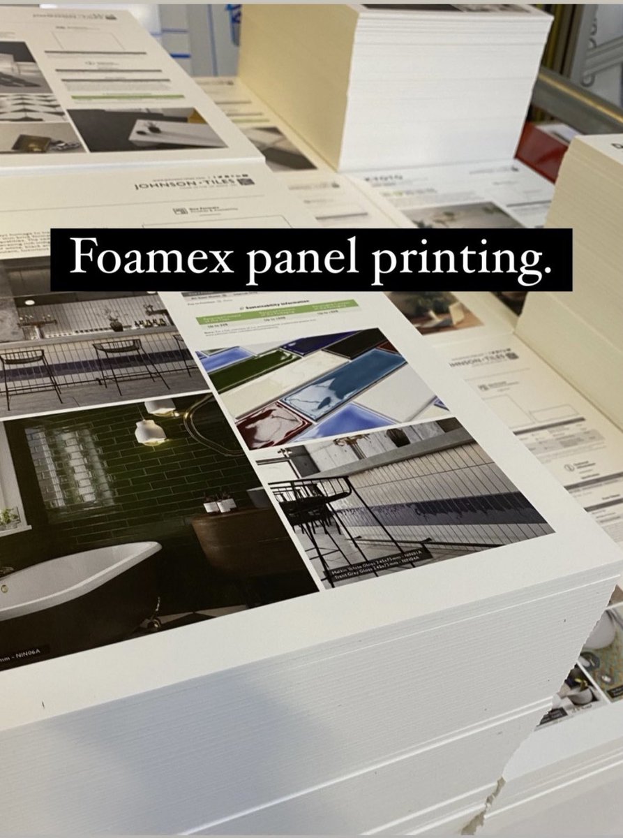 Printed foam pvc 👌🏻 #StokeOnTrent #printlife