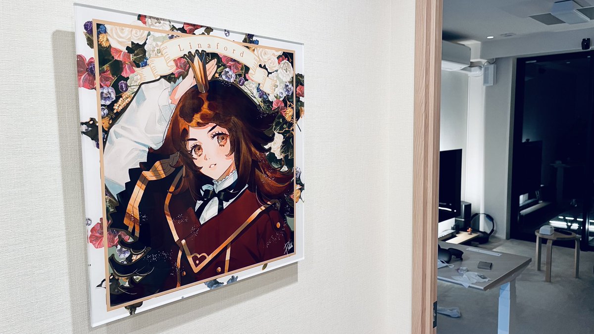 我が家の印刷してお届け機能は全部アクリルマウントです。