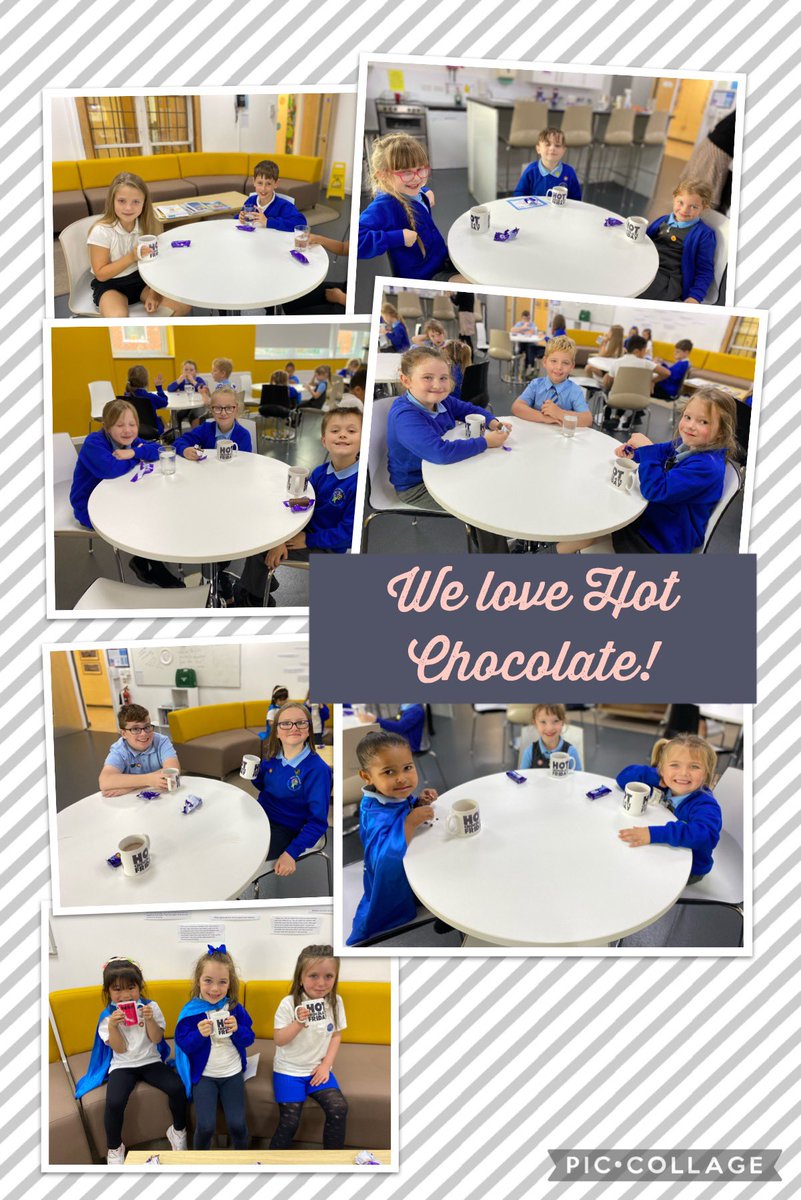 Worthy Hot Chocolate children this afternoon. They have all impressed their teachers with their use of the 5Rs. Keep up the good work 👌🏽
