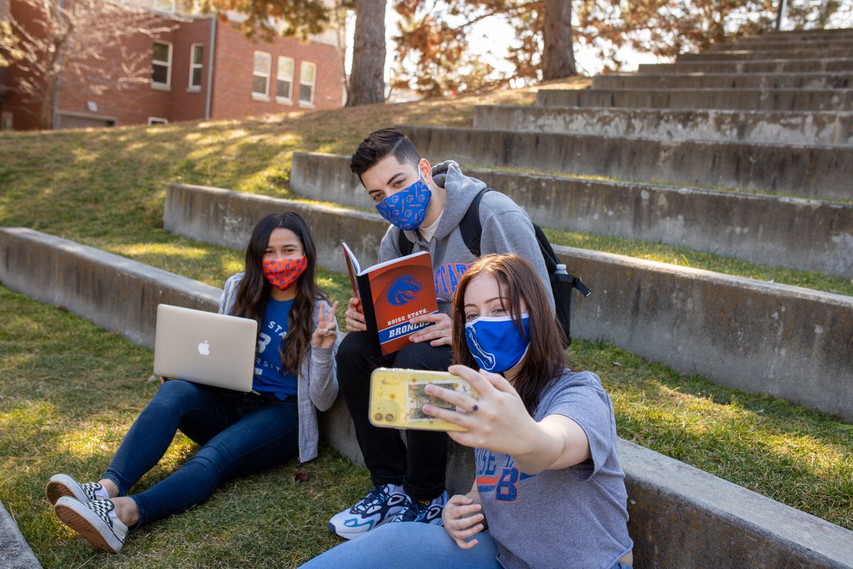 We’ve almost finished the week! Today is the Bronco Cup Twitter Challenge. Simply post a photo of your team on your org’s Twitter. Get the most retweets, likes, and comments to win this round using the hashtag #BRONCOSHOME and tagging @getinvolvedbsu and @boisestateuniversity.
