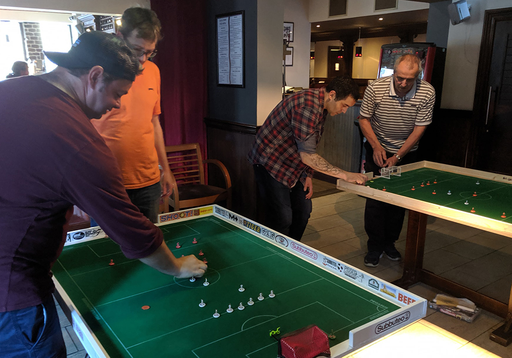 SubbuteoScots's tweet photo. @Edinsubbuteo are still looking for a new venue in #Edinburgh
If any pub or club would like to host them, get in touch! ⚽️🏴
📧 : subbuteoedinburgh@gmail.com
#EdinburghPub #Subbuteo #Craftbeer https://t.co/AqUvdcBuZ4