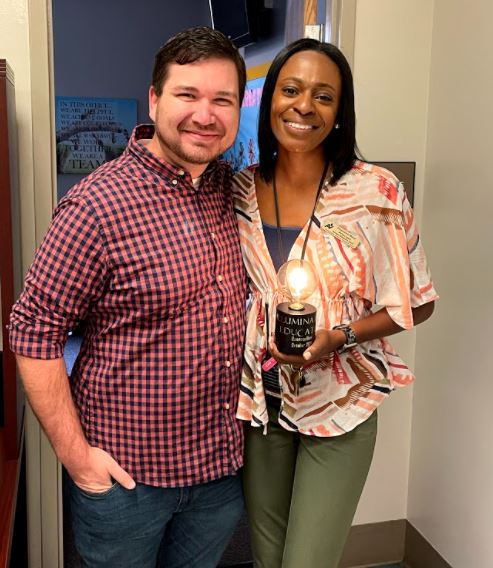 Adam Cobb (@acobb1991) on Twitter photo I'm sooo honored to work with this incredible leader & was privileged to award Mrs. Danessa Barr (<a href="/VarennesA5/">Varennes Elementary</a> Principal) as an <a href="/AndersonFive/">Anderson Five</a> #Illuminator Educator today. She places students first in all decisions & is innovative in her practice. She's the core of the #RAMFAM I'm sooo honored to work with this incredible leader & was privileged to award Mrs. Danessa Barr (<a href="/VarennesA5/">Varennes Elementary</a> Principal) as an <a href="/AndersonFive/">Anderson Five</a> #Illuminator Educator today. She places students first in all decisions & is innovative in her practice. She's the core of the #RAMFAM