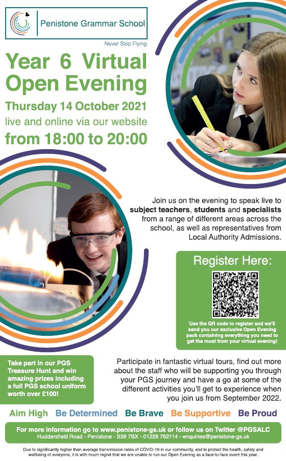 Calling all Y6 students ... we are so disappointed that our Open Evening has to be online again this year but we promise it is going to be AMAZING! 
Join us from 6pm on 14 Oct for our VIRTUAL EXTRAVAGANZA! 
Remember to register and receive your EXCLUSIVE Open Evening Goodie Pack!