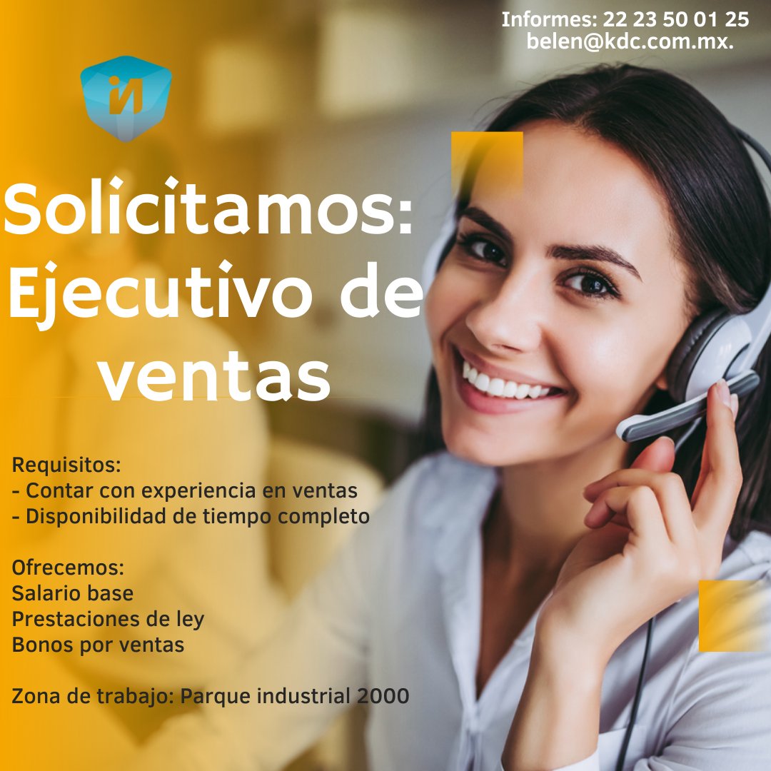 hr_ingenious's tweet photo. Puedes enviarnos tu CV, llamar o enviar mensaje para brindarte más información😊😉☺
#empleopuebla #TrabajoenPuebla #mejorempleo #viernesdeempleo #ventas https://t.co/UoMyJjecI3