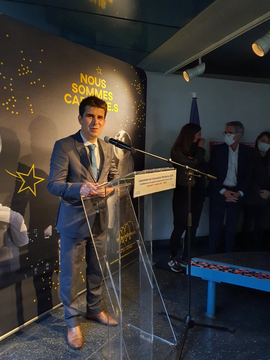 VilleSaintDenis's tweet photo. | PÉRIFÉÉRIES | @MathieuHanotin : "Notre candidature au titre de Capitale européenne de la culture constitue une aventure citoyenne, collective et fédératrice pour notre territoire. Elle sera celle d'une jeunesse métissée et qui s'engage." #perifeeries2028 https://t.co/0JG9F3QBR6