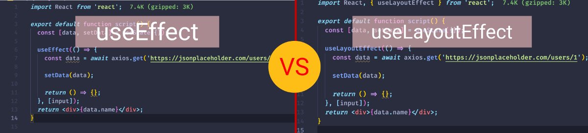 macronimous's tweet image. How To Improve #Performance Using useLayoutEffect In #React Sites? bit.ly/3mdqbU0 #ReactHook #JavaScript