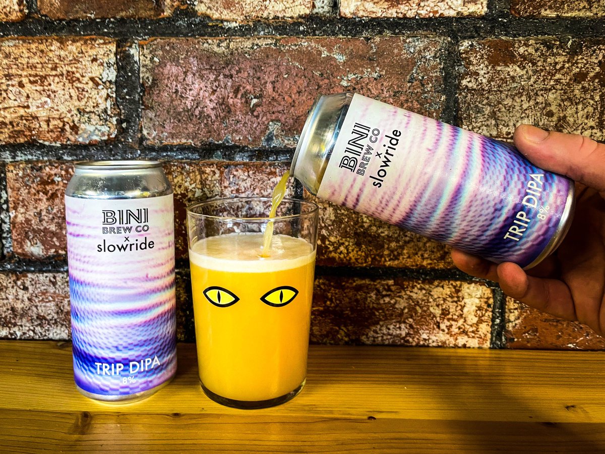 🍻 New Beer! 🍻 In celebration of our friends <a href="/the_slowride/">slowride</a> new single 'Trip', we've brewed a big Double IPA packed with Cryo-Pop hops! The beer is available now in <a href="/fugglegolding/">Fuggle and Golding</a> and online via <a href="/Ilkleybrewery/">Ilkley Brewery</a>. The single is released next Friday.