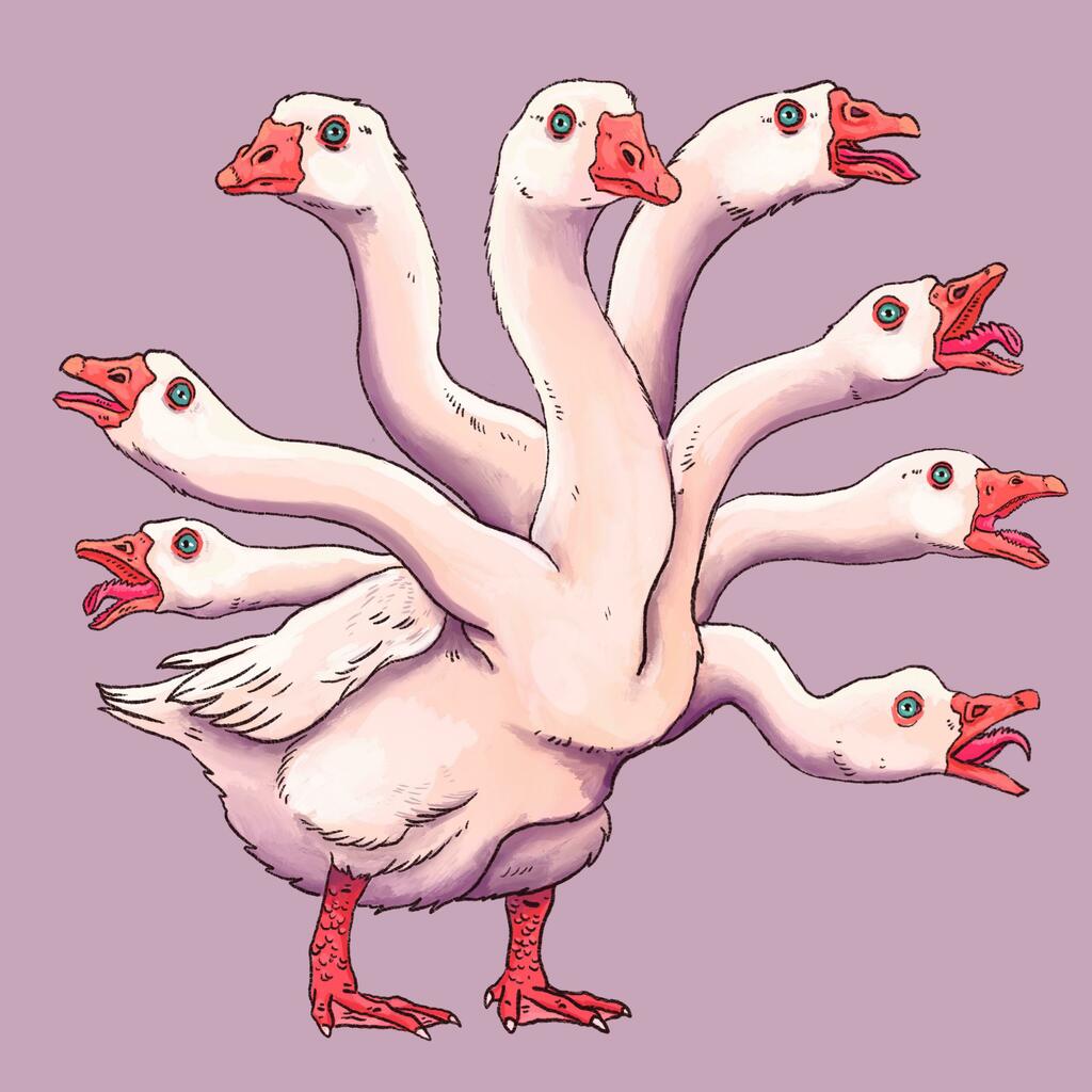 DmEducational's tweet photo. What's the most #terrifying final #monster you can think of?
What the #DungeonMaster has finally had enough of your party.
#GooseHydra #Horror #Endoflevelboss https://t.co/qBG7L6Wgnd