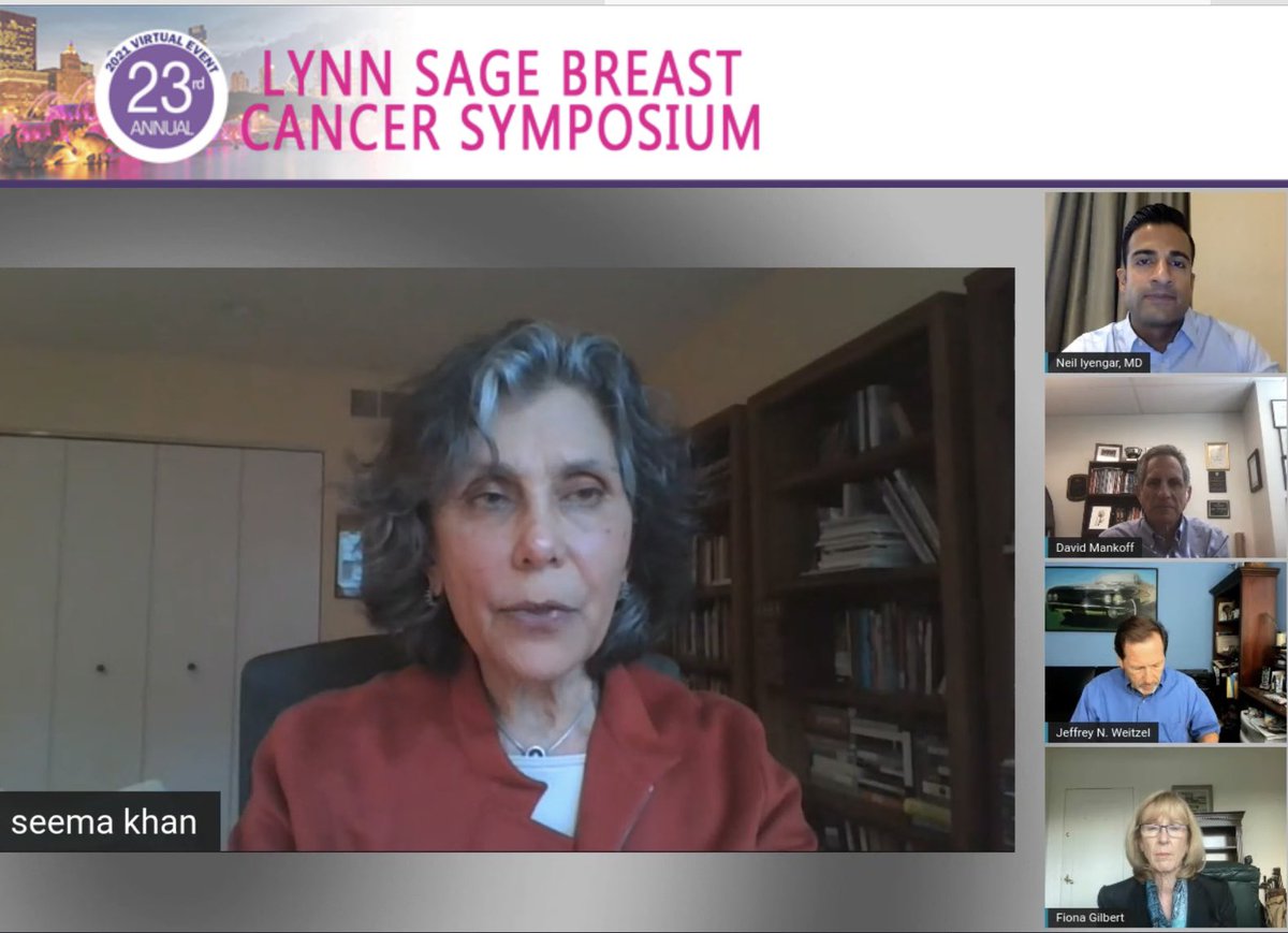 LurieCancer's tweet photo. #LSBC21 Q&A session: our expert panel explores how genetics, environmental factors and family history influence #breastcancer risk, and the impact of lifestyle interventions, new technologies and emerging approaches. #bcsm https://t.co/DOrwZqFZ0q