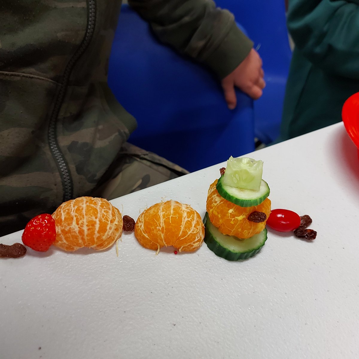 More fruit and veg creations.