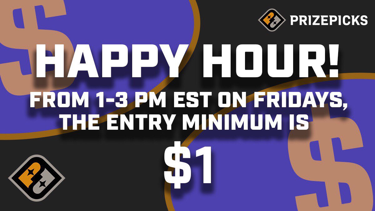 PrizePicks on Twitter "Another Friday, Another Happy Hour 🥂 https//t