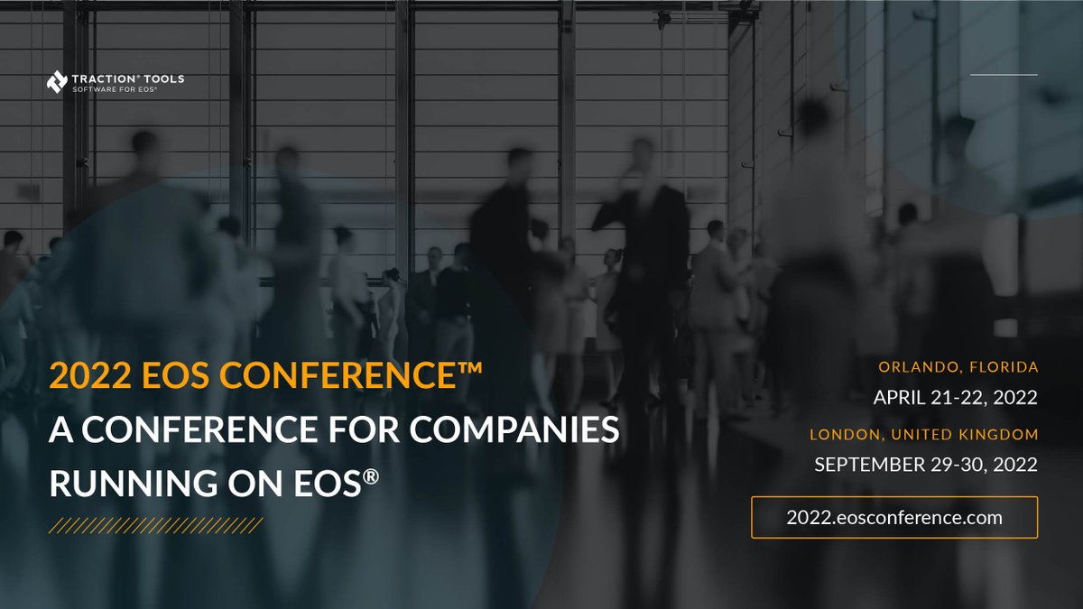 bloomecosystem's tweet image. Enroll in the 2022 EOS CONFERENCE™ and start making your way through success 💥 Network, learn how to face business challenges and elevate your business exponentially!

Register ➡️ hubs.la/H0Y5sr90

#EOSsoftware #Traction #EOS #BusinessGoals #EOSImplementer #EOSWorldWide