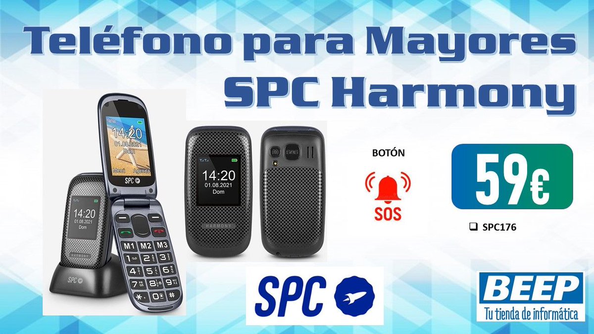 BEEPMonforteCid's tweet photo. 👵 👴 En @BEEPMonforteCid pensamos en nuestros mayores......por eso tenemos móviles sencillos, con teclas grandes, con base de carga y botón sos para que estén conectados y localizables por sus familias en todo momento.
#telefonos #mayores #spc #wiko #basedecarga #botonsos #BEEP https://t.co/ILacqc6VKW