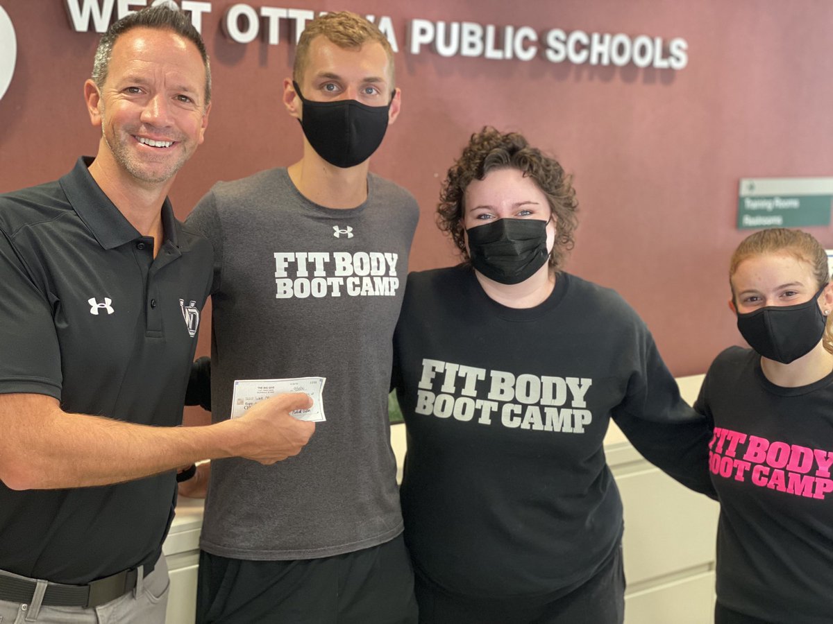 _BrianField's tweet image. So thankful for our continued partnership and the support we receive for our West Ottawa students from Holland FitBody Bootcamp!