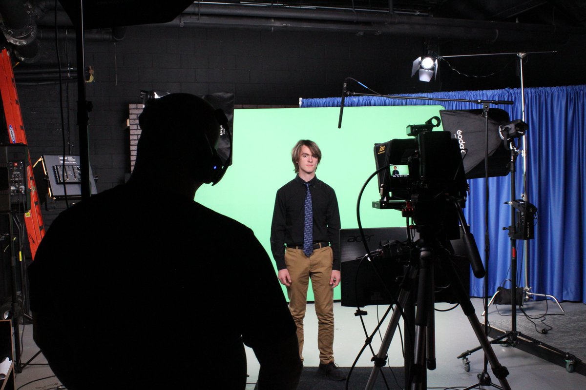 LSHS_Envision's tweet photo. Great visit with Les Fultz '00 and @valerestudios today to discuss digital content and marketing media.  We wrapped up the day with a video shoot in the studio! https://t.co/RDp6jWZfcT