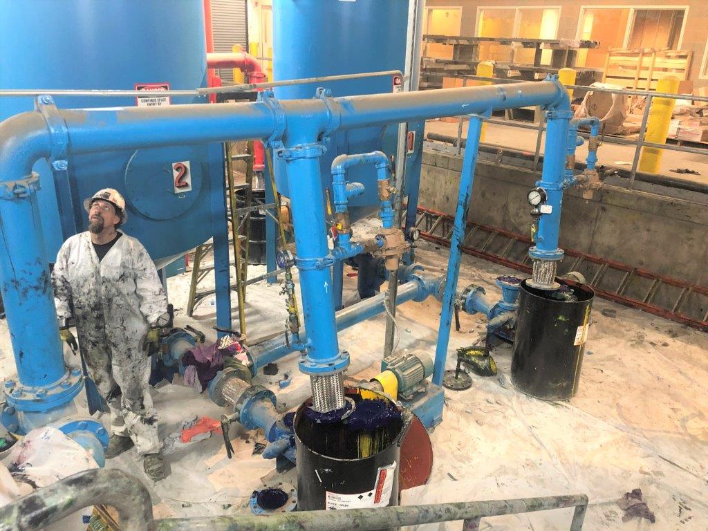 Photo of the Week – West Valley, UT. Pigging in play and ink lines removal.