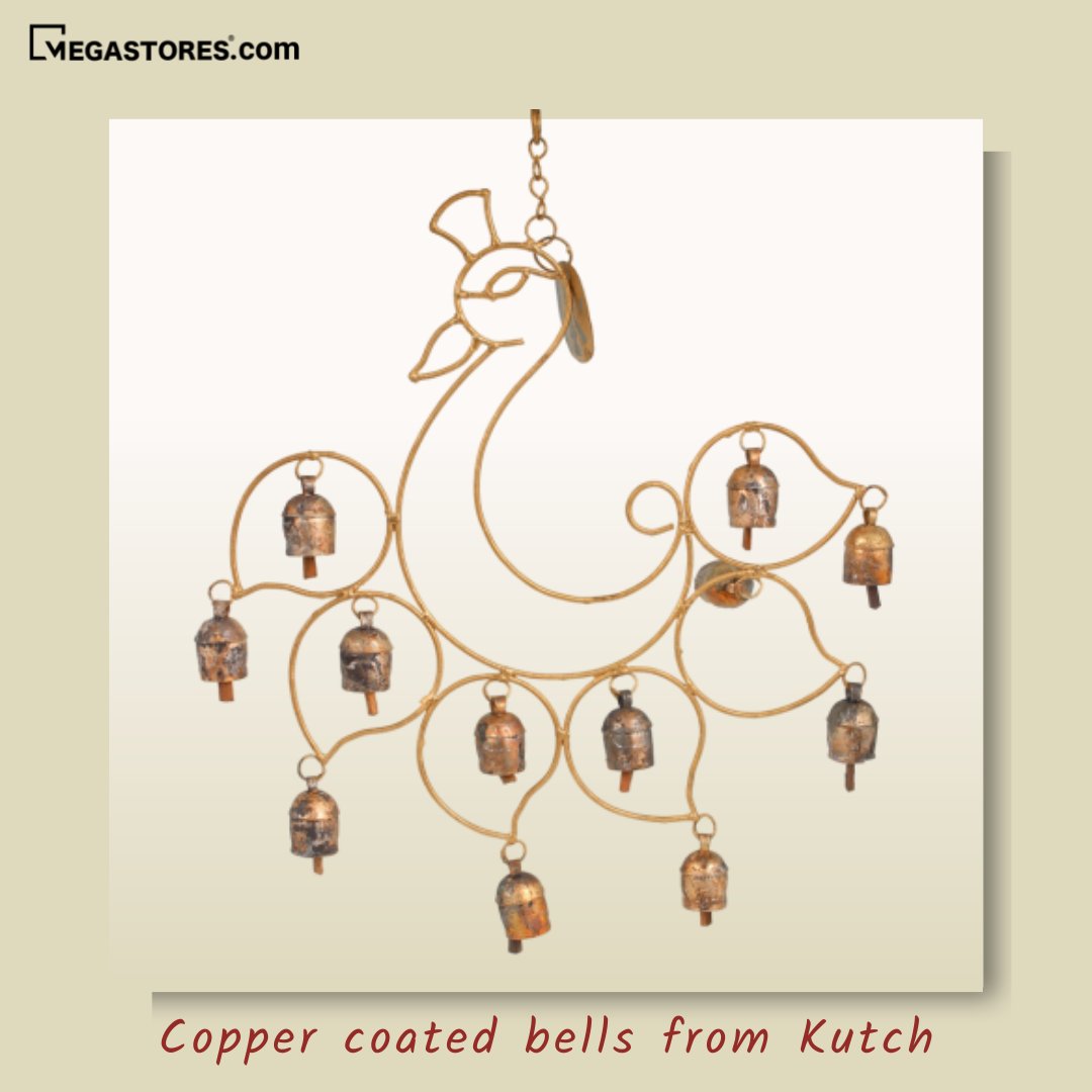 megastores_'s tweet photo. This festive season decorate your home with these elegantly handcrafted copper bells from Kutch.
✨Shop now: https://t.co/ql5SkreSGQ✨
#megastores #copperbell #handmade #handmadeinindia #indianhandicraft #festivedecor https://t.co/VGAX7d2gCG