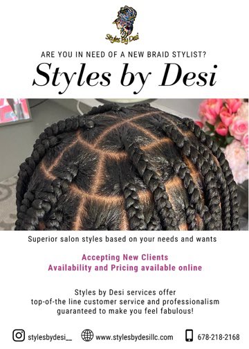 Twitter/Tweeps/ and my Blackbirds, do what y’all do and help me spread the word about my Braid services in Atlanta, GA💫