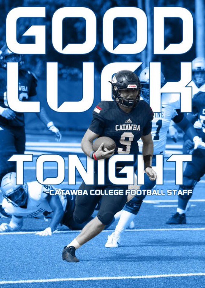 Appreciate the love from @CatawbaFootball and @CoachWard1122 !!